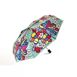 Ombrello pieghevole "Butterfies & Flowers" - Romero Britto