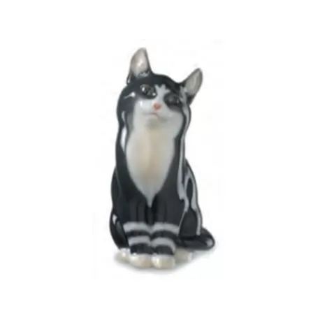 Gatto grigio seduto - Royal Copenhagen