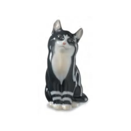 Gatto grigio seduto - Royal Copenhagen