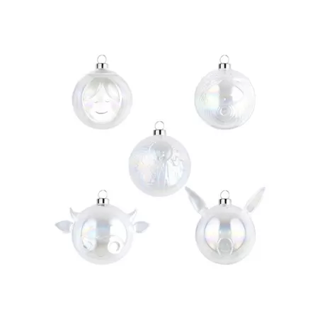 Gesù Bambino, Madonna, Giuseppe, Bue e Asinello, Palle natale - Alessi