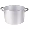 Casseruola altissima in alluminio con maniglie inox - Agnelli