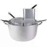 Casseruola in alluminio con quattro spicchi alti - Agnelli