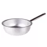 Padella per mantecare in alluminio con manico inox - Agnelli