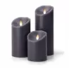 Candele a led colore cenere - Luminara