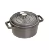 La Cocotte tonda grigio graffite - Staub